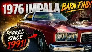 1976 Barn find Impala Rescue, Will it run and drive home?