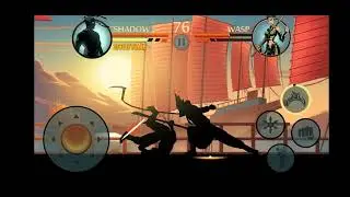 fighting wasp and finally beating her (Shadow Fight 2)