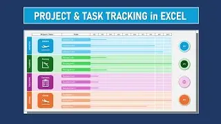 STEP by STEP Task, Project or Goals Simple EXCEL Dashboard | Agile | Management