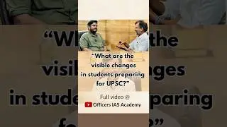 Will students preparing for UPSC behave like an IAS Officer? #upsc #ias #officersiasacademy