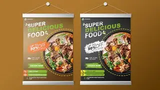 Food menu design for restaurant adobe photoshop | how to design restaurant menu in adobe photoshop