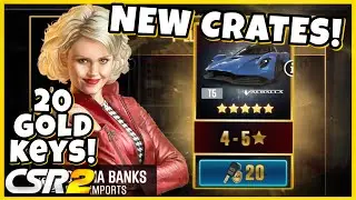NEW GOLD CRATES! 20 GOLD KEYS CRATES!! | CSR Racing 2