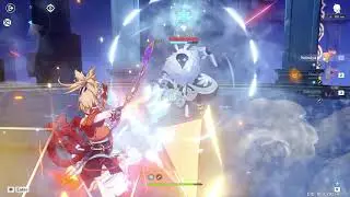 Genshin Impact - Yoimiya Gameplay Skill And Burst Showcase