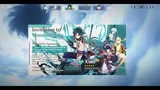 Genshin Impact - Xiao rerun summoning session