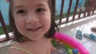 Balkonda Küçük Şişme Havuz Kurduk - Balkonda Havuz Keyfi -  Karantina Vlog