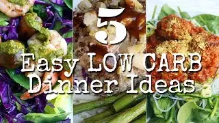 5 EASY Family Dinner Ideas Made into KETO Meals