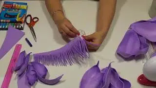 Магнолия из фоамирана 2 мм
