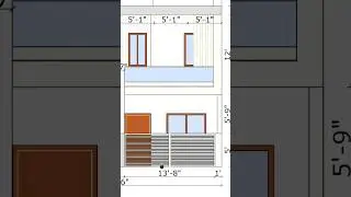 Autocad 2d elevation detail drawing 