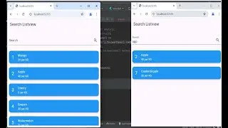 Implementing Search in ListView using TextField in Flutter (Without Autocomplete Package)