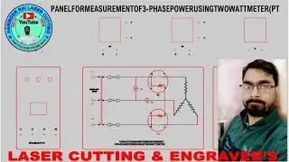 #पैनल फॉर मेजरमेंट 3फेस PANEL FOR MEASUREMENT OF3PHASE POWERUSING TWO WAATTMETER