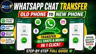 Transfer Whatsapp Messages From old Android to New Android Phone | Transfer WhatsApp Chat 2024 Tamil