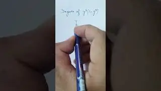 Degree of y³(1-y⁴)