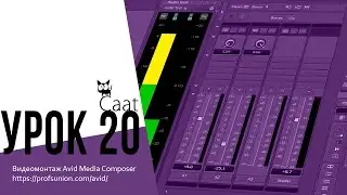 Caat / Урок 20. Работа со звуком в Avid Media Composer