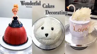 Princess Style Cake Decorating Ideas, Cake Decor Tutorial For Girls Beginners, Wonderful Cake