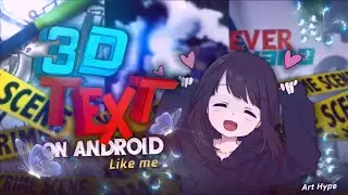 Cool 3D Text Effect on Android 🥶✨