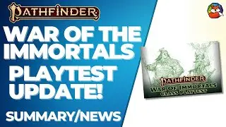 War of the Immortals Playtest Update: The Animist and The Exemplar for Pathfinder 2E!