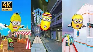 Minion Rush Race- Banana Man Vs Sporty Kevin Vs Disco Minion | EP 04 4K