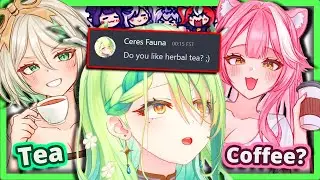 Fauna DMs Cecilia On Stream to Confirm Her Side in the Tea vs Coffee War