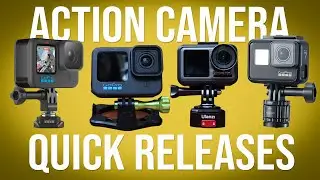 4 Quick Releases for GoPro Hero 11 and DJI Osmo Action 3 - Best Action Camera Accessories