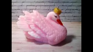 Мыловарение. Мастер класс. Мыло ручной работы лебедь.