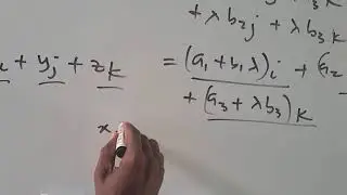 FORMULATION OF CARTESIAN EQUATION FROM A VECTOR EQUATION