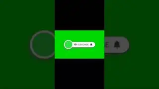 Subscribe Button With Channel Logo And Like Button || By Green Screen Tutorial