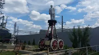 Прогулки по Москве. Между двух вокзалов. Ленин на колесах. Круговое депо и Водонапорная башня.