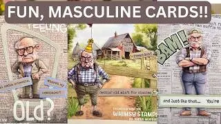 FUN!! Old Man Masculine Cards