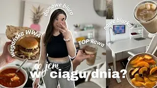 CO JEM W CIĄGU DNIA? | DOMOWE BIURO, WEGAŃSKA WWA, BIURKO STOJĄCE, IKEA HAUL, BIEŻNIA
