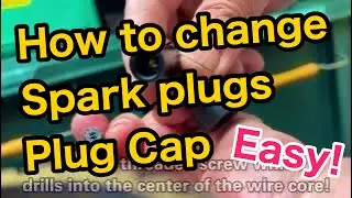 How to take out Spark Plug Cap from high tension wire - for resistant measurement and cable exchange