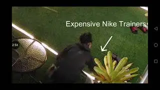 Nike thief caught on camera in Patong, Phuket.