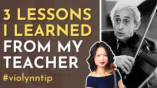 Top 3 Violin Tips From My Teacher - Lorand Fenyves