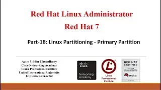 Red Hat Linux Administration-RHEL 7_Part-18: Linux Partitioning - Primary Partition