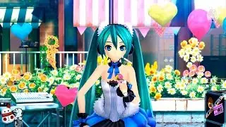【初音ミク 60fps 1080P】 Aikotoba 愛言葉 【Project Diva F 2nd】 English Sub - Romaji Lyrics
