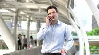Business Phone Call #stockfootage