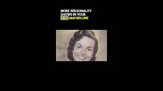 This MAYBELLINE Commercial From 1956 is So CREEPY!