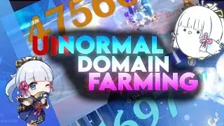 JUST A NORMAL DOMAIN FARMING :) @GenshinImpact @ayakashusband #genshinimpact