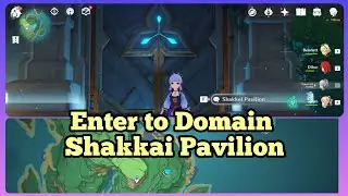 Enter Shakkei Pavilion in Inazuma - Genshin Impact