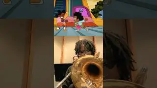 A little BTS recording #trombone for CRAIG BEFORE THE CREEK, a Cartoon Network movie!