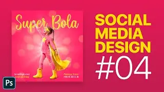 Social Media Design in Photoshop #4 Photoshop darslari | Фотошоп дарслари