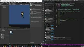 Moving the main player using the script | Connecting the player components to the unity properties