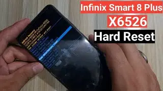 Infinix Smart 8 Plus Hard Reset || Infinix x6526 Hard Reset || smart 8 plus screen lock unlock