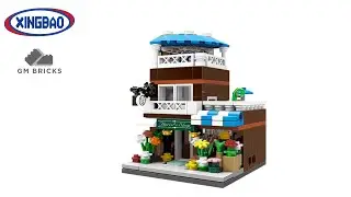 The Flower Shop Modular Brick Building Set C (out of 4) by Xingbao - Speed Build!