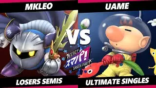 Sumapa 153 LOSERS SEMIS - MkLeo (Joker, Meta Knight) Vs. uame (Olimar) Smash Ultimate - SSBU