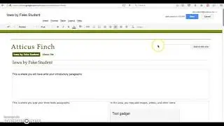 Insert Timeline Document into Google Site 2017