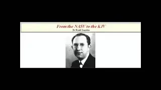From The NASV To The KJV