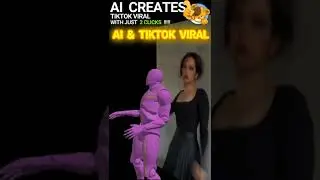 ⚡AI 😎 creates Tiktok Challenge  - Wednesday Dance 💃