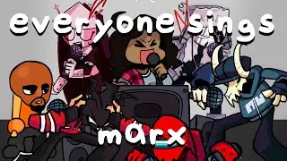 Friday Night Funkin' VS Sunday - Everyone Sings MARX
