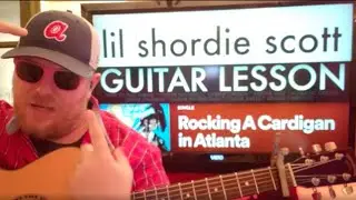 How To Play Rocking A Cardigan in Atlanta - Lil Shordie Scott Guitar Tutorial (Beginner Lesson!)