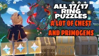 All Ring Puzzles and Hard chest Locations |Genshin Impact